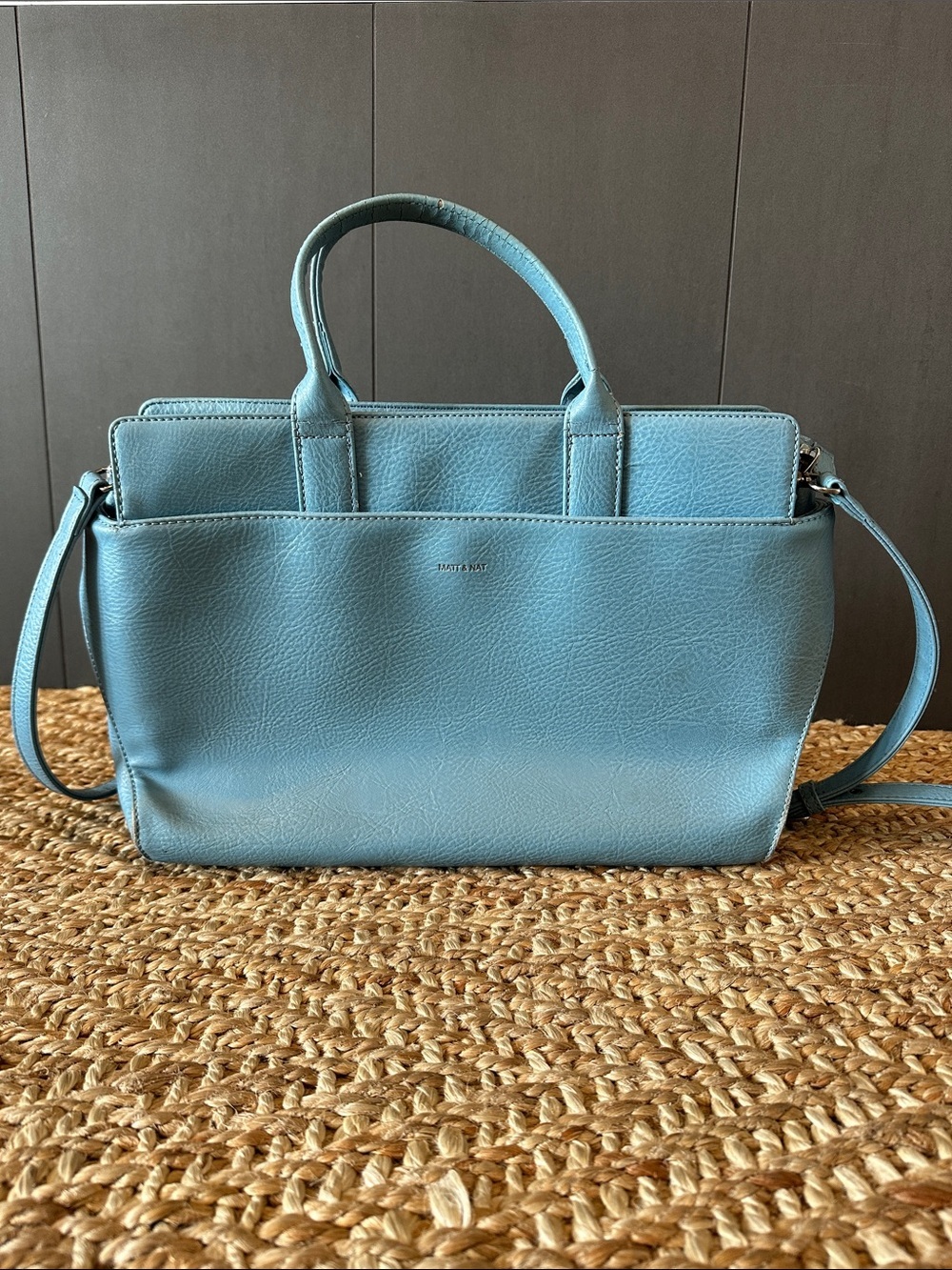Matt & Nat large tote light blue